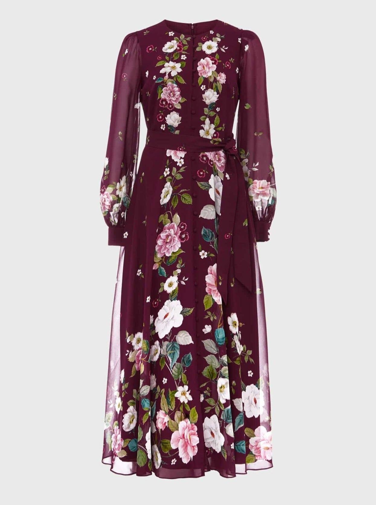 The Floral Silk Dress
