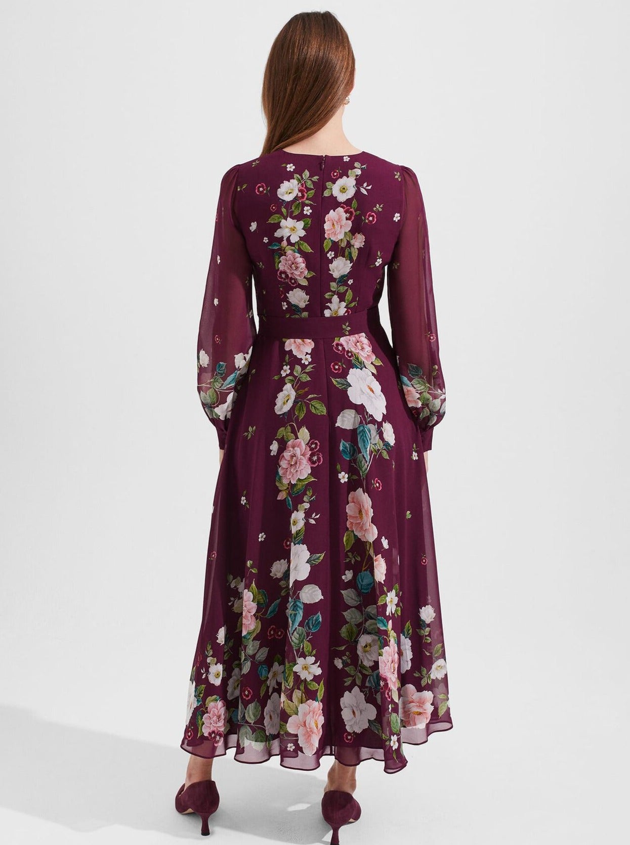 The Floral Silk Dress