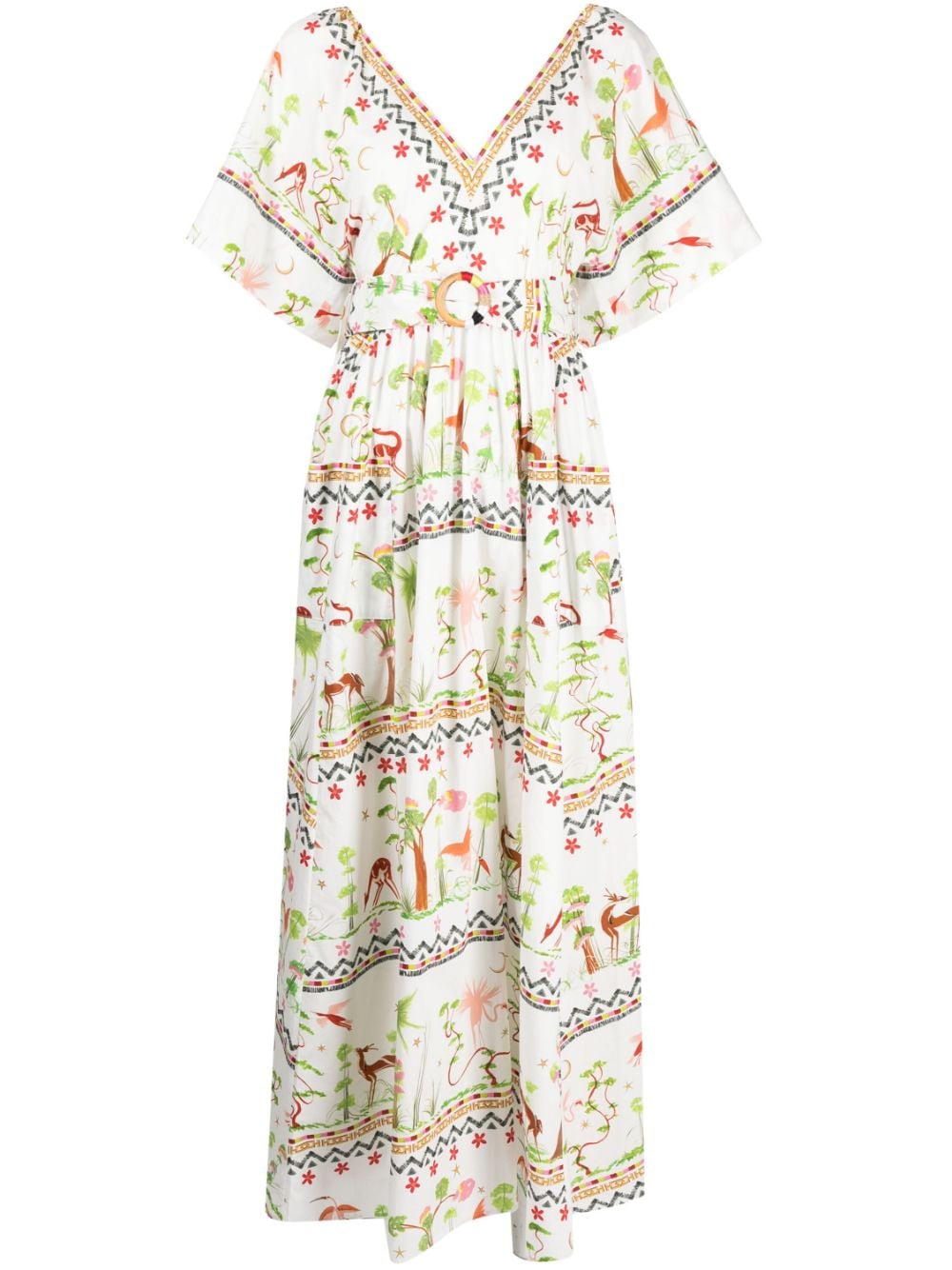 Printed Organic-Cotton Dress