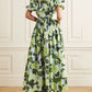 Hydrangea print dress