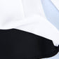 Elegant Long Sleeve Color Block Suit