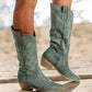 Green Cowboy Boots