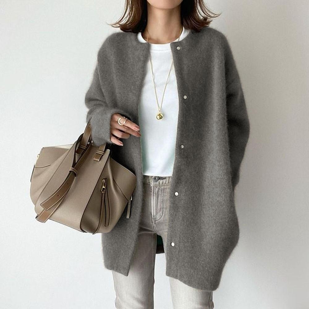 Long Sleeve Button Front Cardigan