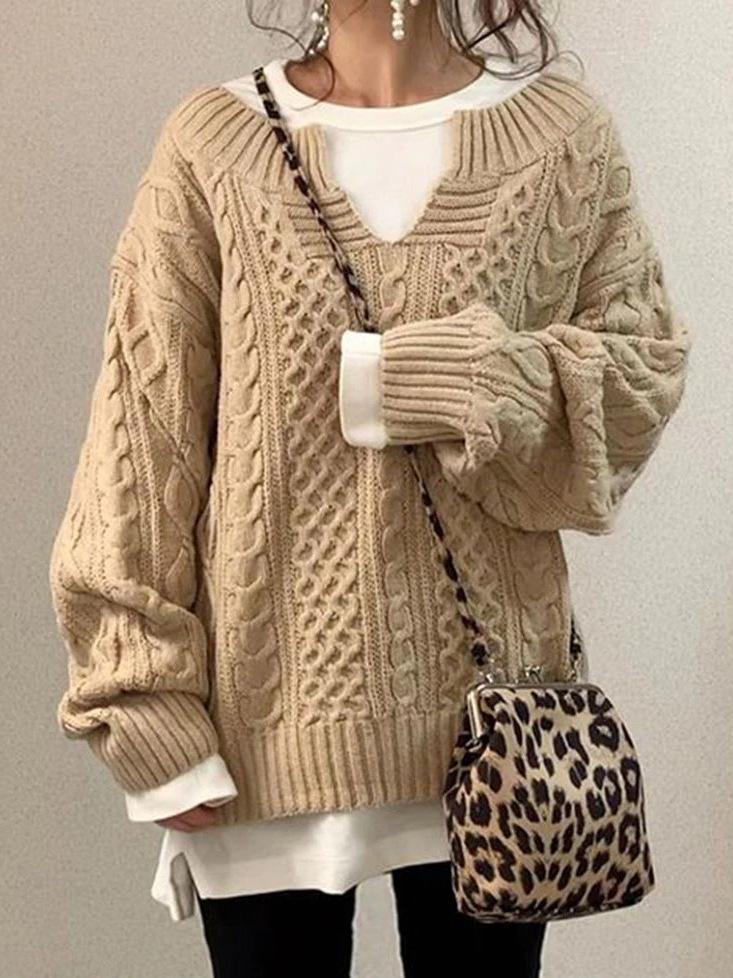 Cohasset Slouchy Cable Knit Sweater