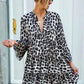 Boho Leopard Print Dress