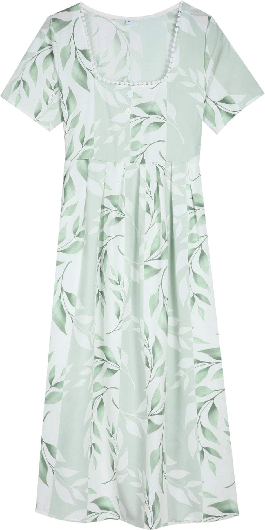 Green Garden Stroll Striped Color Block Midi Dress