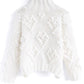 Knit Your Love Turtleneck Sweater In White